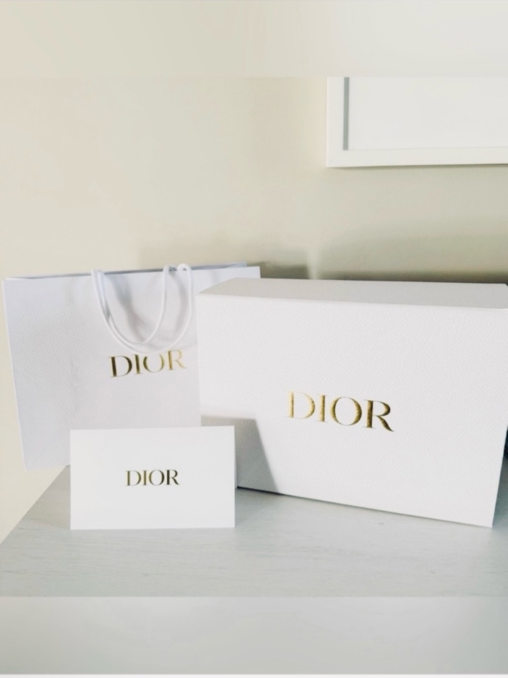 Dior Gifting Set - Large Box and Shopping Bag
